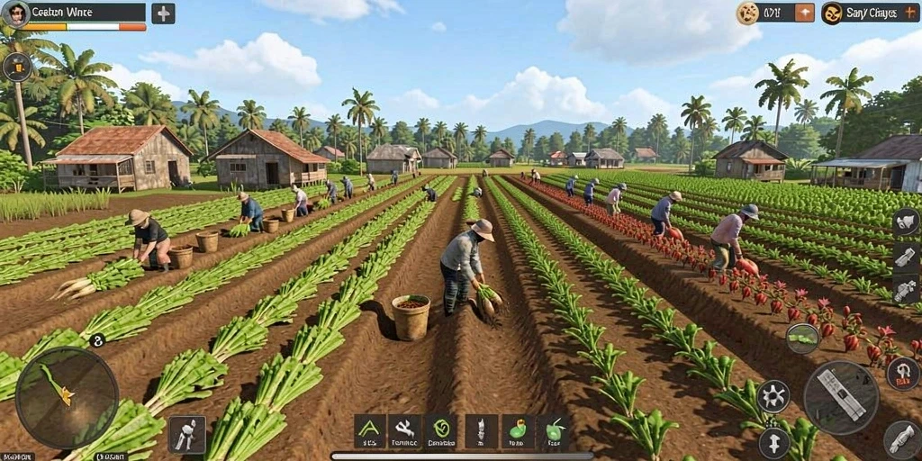 Level permainan yang penuh tantangan dan seru.