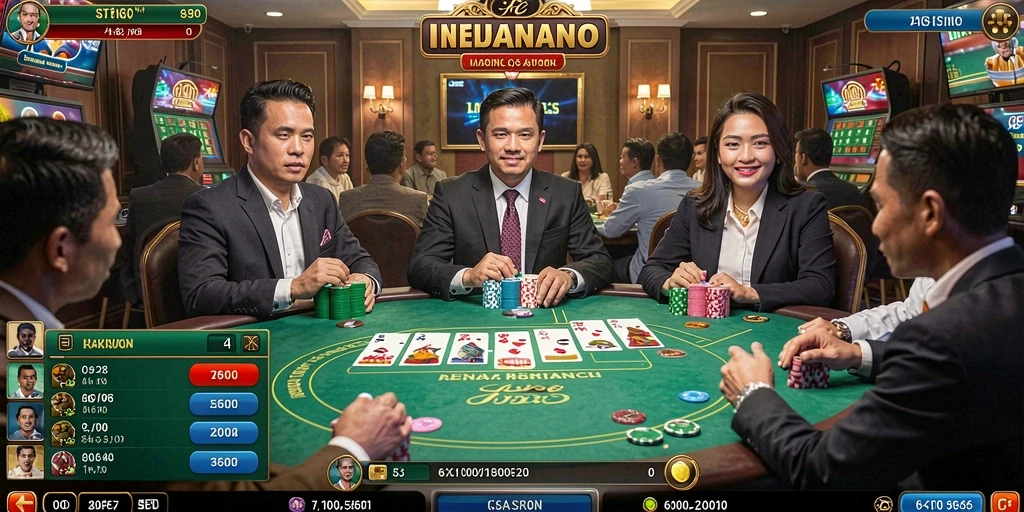 Fitur live chat untuk interaksi sosial antar pemain.