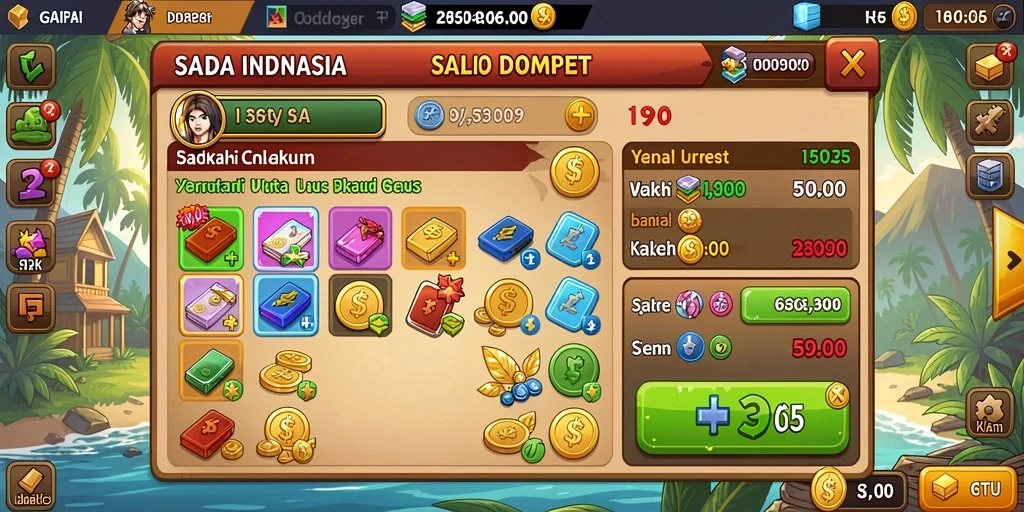 Fitur permainan yang beragam dan menantang.