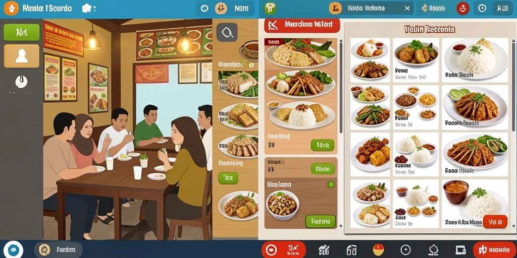 Fitur multiplayer memungkinkan interaksi dengan teman.
